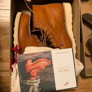 Slightly worn women’s work boots